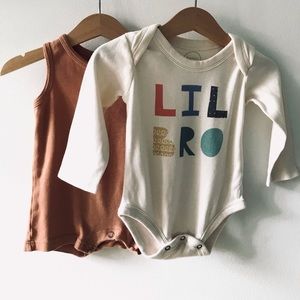 Organic cotton bodysuits